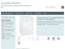 Tablet Screenshot of laundrydealers.com